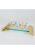 Home Tableware & Barware | Italian Modernist Brass and Glass Pedestal Centerpiece Tray - CL24495