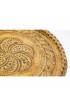 Home Tableware & Barware | Middle Eastern Moorish Antique Round Brass Tray - ZD38991