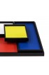 Home Tableware & Barware | Mondrian Trays from Pacific Compagnie Collection, Set of 5 - NL44285