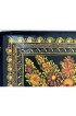 Home Tableware & Barware | Vintage Hand-Painted Flowered Olinala Tray Made in Mexico - MA00787