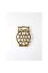 Home Tableware & Barware | Mid-Century Brass Owl Trivet - KT91021