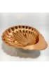 Home Tableware & Barware | 12 Copper Half-Shell Shaped Bowl - QL17294