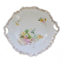 Home Tableware & Barware | Carl Tielsch Ct Antique German Porcelain Serving Bowl With Handles - RH32786