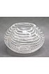 Home Tableware & Barware | Formia 1970s Italian Vintage Crystal Murano Glass Modern Bowl With White Swags - AM04781