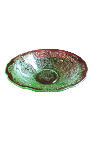 Home Tableware & Barware | Vintage 1930s Jeannette Glass Co. Green Cherry Blossom Bowl - ZZ67360