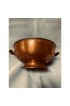 Home Tableware & Barware | Vintage Hammered Steel and Copper Large Two-Handle Footed Serving Bowl With Lid - XN12357