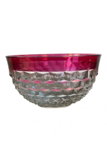 Home Tableware & Barware | Vintage Indiana Ruby Glass Whitehall Punch Bowl - ZZ75294