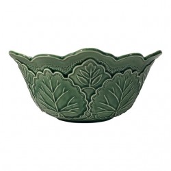 Home Tableware & Barware | Vintage Portuguese Majolica Cabbage Ware Bowl, Faria & Bento Earthenware - TK83021