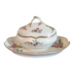 Home Tableware & Barware | 18th Century French Porcelain Tureen - 2 Pieces - SK30551