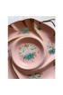 Home Tableware & Barware | 1950s Vintage Pink Floral Painted Tole Serving Dish - SQ35615