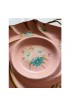 Home Tableware & Barware | 1950s Vintage Pink Floral Painted Tole Serving Dish - SQ35615