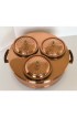 Home Tableware & Barware | 1960s Vintage Forman Copper Triple Chafing Warmer - YY19720