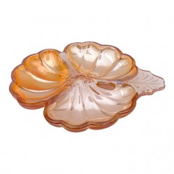 Home Tableware & Barware | Early 20th Century Jeannette Glass Iridescent Clover Dish - MI99897