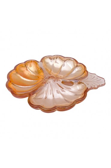 Home Tableware & Barware | Early 20th Century Jeannette Glass Iridescent Clover Dish - MI99897