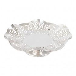 Home Tableware & Barware | English Mappin & Webb Silver Plate Reticulated Pedestal Dish - GA05812