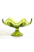 Home Tableware & Barware | Mid Century Modern Light Green Glass Compote / Candy Dish - MM20464