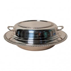 Home Tableware & Barware | Vintage 3-Piece Silver Plate Serving Dish - ZZ36648
