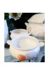 Home Tableware & Barware | Vintage 5 Piece Ceramic Coastal Seashell Fitz and Floyd Style Soup Tureen Set W/ 4 Soup Bowls - XW31416