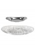 Home Tableware & Barware | Vintage Art Deco Krome Kraft Chrome Divided Glass Pickle Dish & Tray - 2 Pieces - TD98062