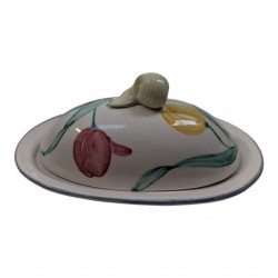 Home Tableware & Barware | Vintage Vietri Butter Dish - TA24399