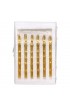 Home Tableware & Barware | 1970s 24k Gold-Plated Faux Bamboo Appetizer Forks- Set of 6 - BB84178