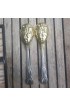 Home Tableware & Barware | Mid-Century William Adams Gold Wash Sheffield Serving Spoons- 2 Pieces - FG52556