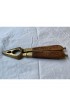 Home Tableware & Barware | Vintage Brass Nut Cracker With Carved Wooden Handle - NE78072