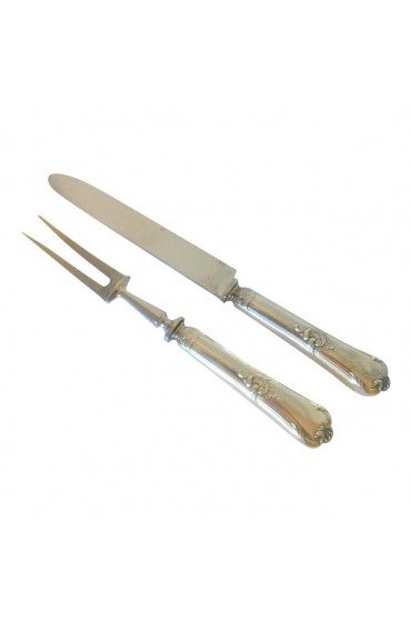 Home Tableware & Barware | Vintage Italian Inossidabse Knife & Fork Carving Set- 2 Pieces - WP72894