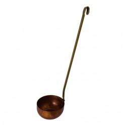 Home Tableware & Barware | Vintage Solid Copper and Brass Ladle - PF34147