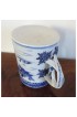Home Tableware & Barware | 18th Century Chinese Export Blue & White Porcelain Nanking Pattern Tankard Mug - GS48768