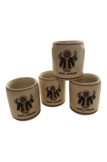 Home Tableware & Barware | 1940s German Children's Mugs- Set of 4 - CJ26955