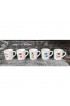 Home Tableware & Barware | 1950s Nautical Mugs With Flags and Gold Detailing - Set of 5 - AX99309
