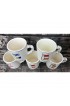 Home Tableware & Barware | 1950s Nautical Mugs With Flags and Gold Detailing - Set of 5 - AX99309