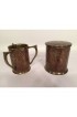 Home Tableware & Barware | Art Nouveau Rosewood & Brass Humidor & Cup - MQ54430