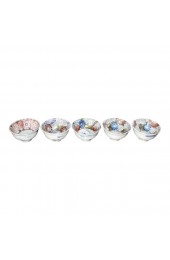 Home Tableware & Barware | Ceramic Gilt Japanese Sake Cups or Miniature Salt Bowls a Set of Five - Japan - RV79756