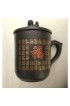 Home Tableware & Barware | Chinoiserie Black Covered Mug With Foodog Finial Good Luck - IL63415