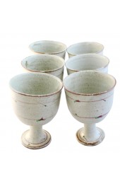 Home Tableware & Barware | Country-Style Pottery Wine Cups - Set of 6 - CE64770