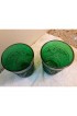 Home Tableware & Barware | Early 20th C. Emerald Green Tumbler Glasses- a Pair - XY43112