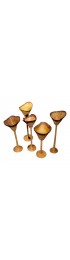 Home Tableware & Barware | Hand-Turned Wood Cups by Paul Maurer- Set of 5 - UL82021