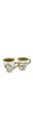Home Tableware & Barware | Mid-Century Modern Abstract Fish Studio Pottery Mugs - a Pair - UW44099