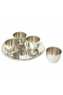 Home Tableware & Barware | Preisner Pewter Beverage Cups and Tray - 5 Pieces - ZI12544