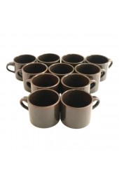 Home Tableware & Barware | Rosenthal Studio Line Stoneware Brown Mugs Kaari--Set of 11 - BK52829