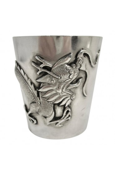 Home Tableware & Barware | Sterling Silver Chinese Drinking Cup - TR02862
