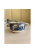 Home Tableware & Barware | Vintage Blue & White Ceramic Cups, Sugar Bowl, Set of 12 - PJ06904