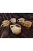 Home Tableware & Barware | Vintage Frankhoma Coffee Mug Set With Sugar Bowl- 5 Pieces - SZ37563