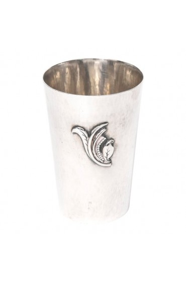 Home Tableware & Barware | Vintage Janiyé Miyé Matsukat Modernist Sterling Silver Mint Julep Cup With Leaf - TM63722