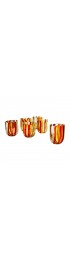 Home Tableware & Barware | Vintage Murano Glass Water Glasses by Vestidello Luke for Ribes, 2004, Set of 6 - WF91650