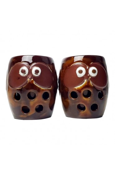 Home Tableware & Barware | Vintage Omc Ceramic Matching Brown Owl Drinking Cups- Set of 2 - PI26047