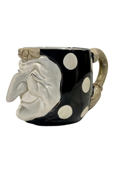 Home Tableware & Barware | Vintage Porcelain Witch Face Jester Cup Mug W/ Handle by Fitz & Floyd - HI26408