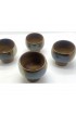 Home Tableware & Barware | Vintage Pottery Craft Robert Maxwell Sake Liquor Cups Stoneware - Set of 4 - WU18699
